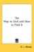 The Way to God and How to Find It cover