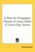 A Plea for Polygamy : Church of Jesus Christ of Latter Day Saints cover