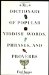 The Dictionary of Popular Yiddish Words, Phrases, and Proverbs cover