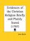 Evidences of the Christian Religion Briefly and Plainly Stated, 1787 cover