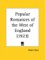 Popular Romances of the West of England 1923 cover