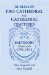 Burials in Pro-Cathedral and Cathedral Cemeteries, Baltimore, Maryland, 1791-1874 cover