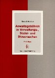 Anwaltsgebuhren in Verwaltungs-, Sozial- Und Steuersachen [Click for larger image]