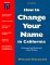 How to Change Your Name in California cover