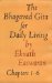 Bhagavad Gita for Daily Living : Chapters 1-6 cover