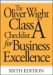 The Oliver Wight Class A Checklist For Business Excellence cover