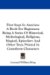 First Steps in Assyrian : A Book for Beginners; Being a Series of Historical, Mythological, Religious, Magical, Epistolary and Other Texts Printed in Cuneiform Characters cover