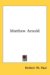 Matthew Arnold cover