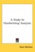 A Study in Handwriting Analysis cover
