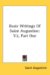 Basic Writings of Saint Augustine cover