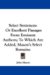Select Sentences, or Excellent Passages from Eminent Authors; to Which Are Added, Mason's Select Remains cover
