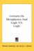 Lectures on Metaphysics and Logic : Logic cover