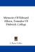 Memoirs of Edward Alleyn, Founder of Dulwich College cover