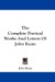 The Complete Poetical Works and Letters of John Keats cover