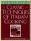 Giuliano Bugialli's Classic Techniques of Italian Cooking cover