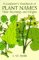 A Gardener's Handbook of Plant Names: Their Meanings and Origins