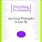 Everything I've Learned : 100 Great Principles to Live by cover