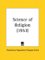 The Science of Religion cover