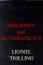 Sincerity and Authenticity cover