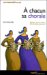 A Chacun Sa Chorale cover