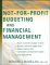 Non-For-Profit Budgeting and Financial Management Dition cover