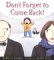 Don't Forget to Come Back cover