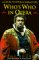 Who's Who in Opera : A Guide to Opera Characters cover