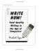Write Now : Total Quality Writing in the Age of Computers cover