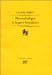 Phenomenologies Et Langues Formulaires cover