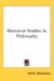 Historical Studies in Philosophy cover