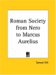 Roman Society from Nero to Marcus Aurelius1904 cover