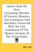Letters from the West : Containing Sketches of Scenery, Manners, and Customers, and Anecdotes Connected With the First Settlements of the Western Sections of the United State cover