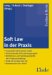 Soft Law in Der Praxis : Corporate Governance Codes, Internationale Bilanzierungsregeln, Richtlinien Und Rechtsauskunfte Der Finanzverwaltung, Code of Conduct Der EU, Kommentare Der OECD  Beitrage Anlasslich Eines Symposions Zu Ehren Wolfgang Gassners cover