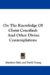 On the Knowledge of Christ Crucified : And Other Divine Contemplations cover