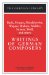 Writings of German Composers cover