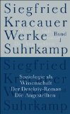 Soziologie Als Wissenschaft : Der Detektiv-Roman ; Die Angestellten [Click for larger image]