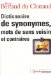 Dictionnaire De Synonymes, Mots De Sens Voisin Et Contraires cover