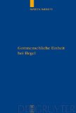 Gottmenschliche Einheit Bei Hegel : Eine Logische Und Theologische Untersuchung [Click for larger image]