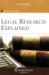 Legal Research Explained cover