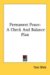  Permanent Peace: A Check and Balance Plan