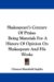 Shakespeare's Century of Praise : Materials for a History of Opinion on Shakespeare and His Works cover