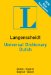Langenscheidt Universal Dutch Dictionary : Dutch - English / English - Dutch cover
