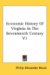  Economic History of Virginia in the Seventeenth Century