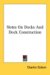 Notes on Docks and Dock Construction cover