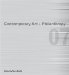Contemporary Art + Philanthropy : Public Spaces/Private Funding Foundations for Contemporary Art cover