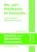 Die als-Pradikative Im Deutschen : Eine Syntaktisch-Semantische Analyse cover