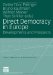 Direct Democracy in Europe : Developments and Prospects cover