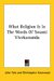 What Religion Is in the Words of Swami V cover