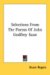  Selections From The Poems Of John Godfrey Saxe