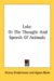 Lola : Or the Thought and Speech of Animals cover
